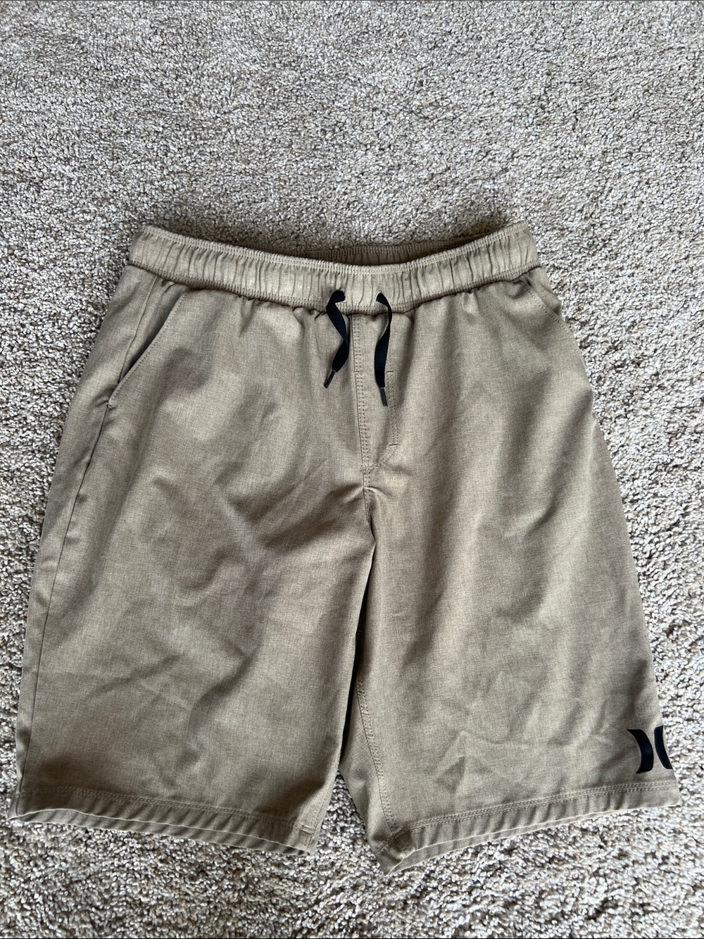Hurley Tan Boys Pull-On Shorts